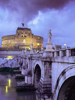 Castel Sant Angelo and Bridge - Rome 
