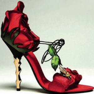 Rose Stem Heels by Mai Lamore