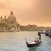 Sunset Over Grand Canal - Venice - Italy