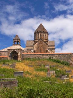 The Gandzasar Monastery in the Karabah Mountains