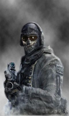Ghost a Call of Duty-ból - wallpaper preview