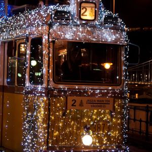 Christmas Tram Budapest