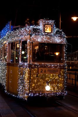 Christmas Tram Budapest