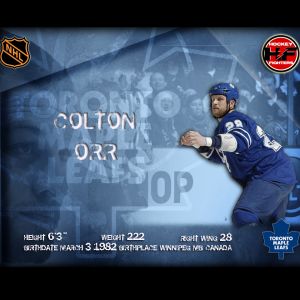 Colton Orr Toronto Maple Leafs