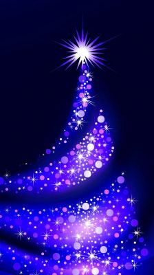 purple christmas tree 