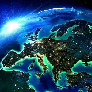 Európa az űrből